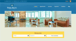 Desktop Screenshot of homehotel.com.ua