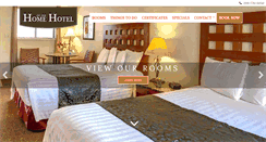 Desktop Screenshot of homehotel.com